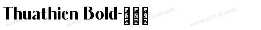 Thuathien Bold字体转换